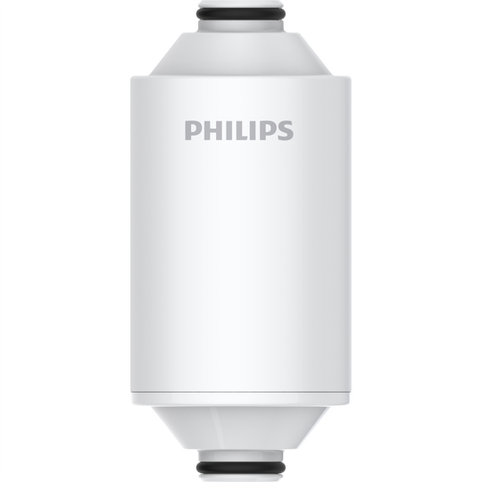 Philips Shower Filter Cartridge - Removes Residual Chlorine & Impurities - White