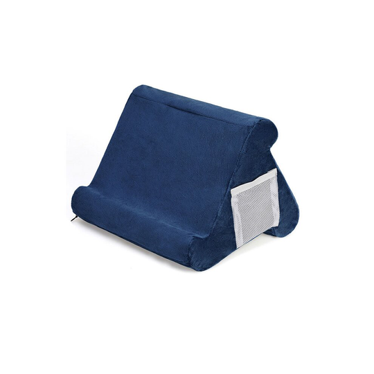 (Navy Blue) Tablet Stand Pillow Holder & Mobile Phone Holder