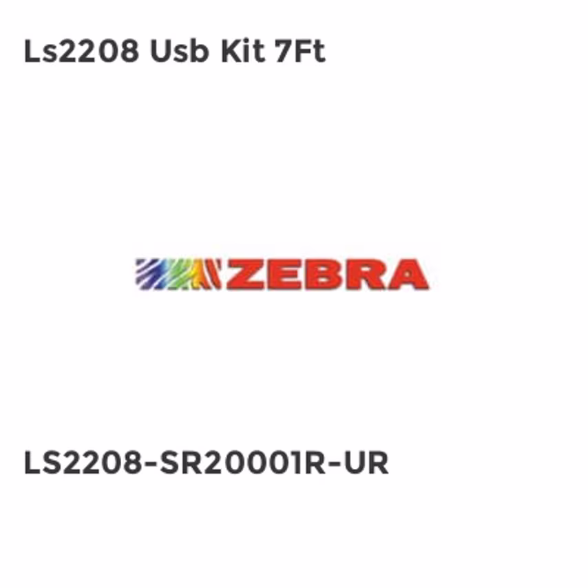 Zebra Ls2208 Usb Kit 7Ft- you get 2