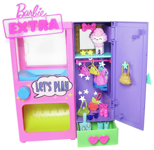 Barbie Extra Surprise Fashion Dolls Closet Playset
