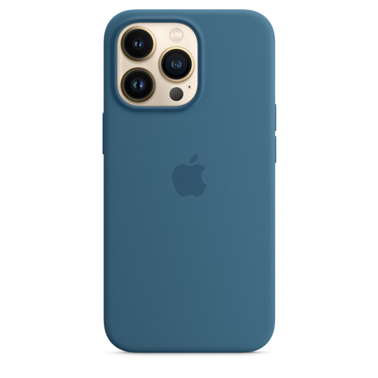 Apple Silicone Case with MagSafe for Apple iPhone 13 Pro Max - Blue Jay