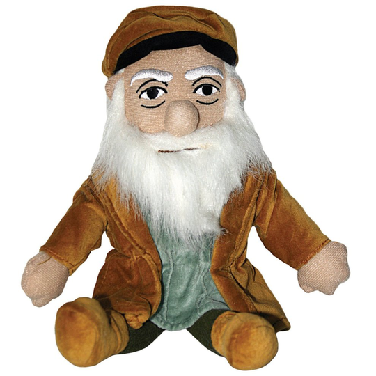 Plush - Little Thinker - Leonardo Da Vinci Soft Doll Toys Gifts Licensed New 0029
