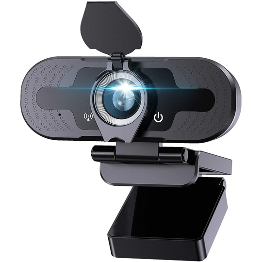 Webcam with Microphone Desktop Laptop, 1080P HD Streaming USB PC Computer Web Camera Video Calling Conferencing Recording Gaming,Skype/YouTube/Zoom