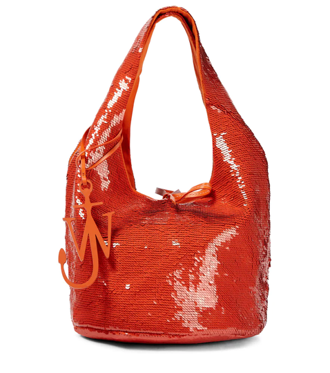 Reversible embellished tote bag