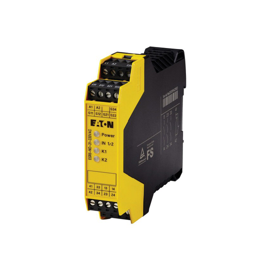 Eaton ESR5-NO-31-230V ac Safety Relay Emergency Safety Door Monitoring
