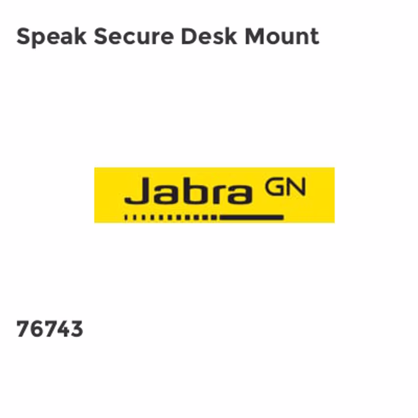 Jabra Speak Secure Desk Mount