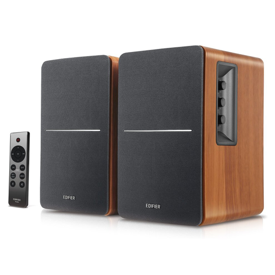 Edifier R1280DBS Active 2.0 Bluetooth Bookshelf Speaker Set - Brown