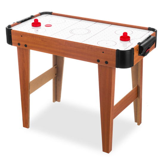 Free Standing Air Hockey Arcade Game With Paddle Pushers Pucks Toy