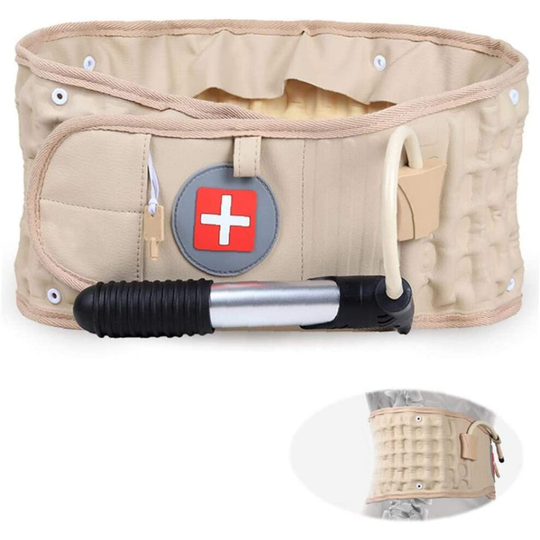 Spinal Air Traction Physio Decompression Back Belt Brace Lumbar Pain