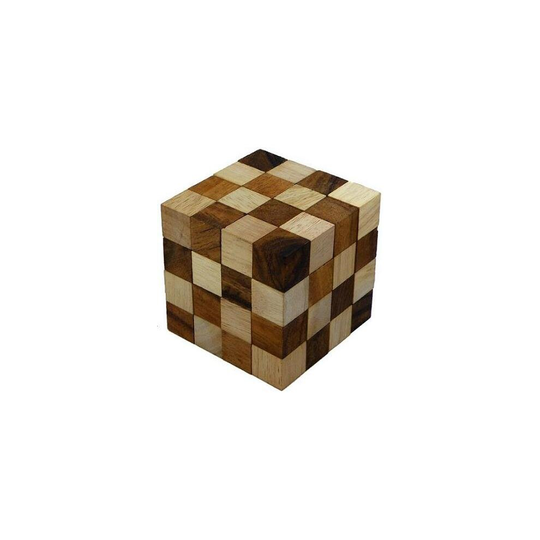 Anaconda cube Wooden Puzzle Brain Teaser