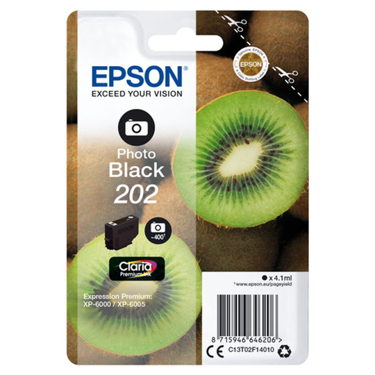 Epson Ink Low Volume Photo Black 202 Claria Premium Ink