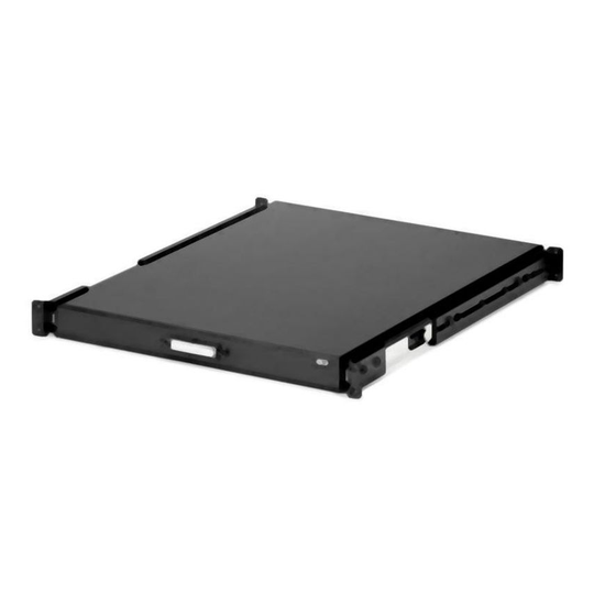 StarTech.com Black Standard Universal Server Rack Cabinet Shelf