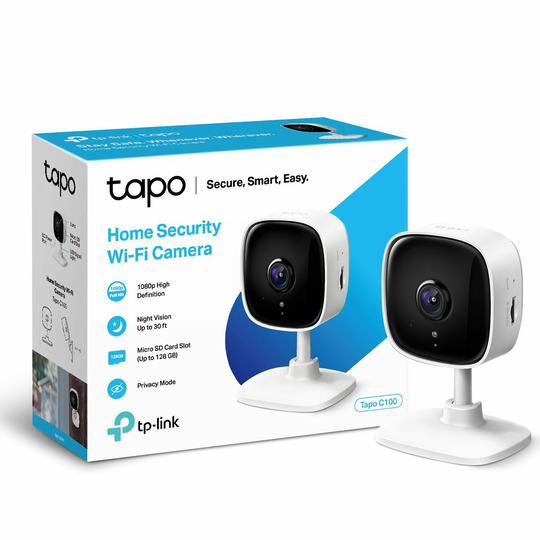 TP-Link Tapo C100 Smart 1080p Wi-Fi Indoor Security Camera