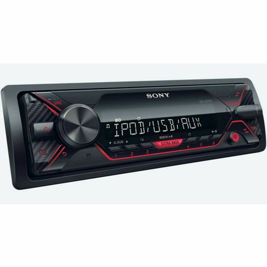 Sony Media Stereo Receiver?Mechless Radio?USB?Aux?iPod-iPhone-Android?Red Illumi