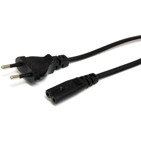 StarTech.com 1m Standard Laptop Power Cord - EU to C7 Power Cable Lead