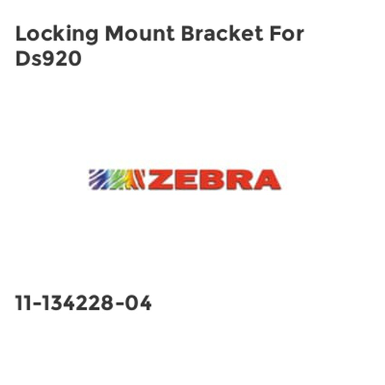 Zebra Locking Mount Bracket For Ds920- you get 21