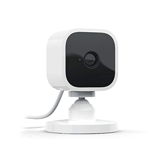 Blink Mini Full HD 1080p WiFi Plug-In Indoor Security Camera 2-way Audio White