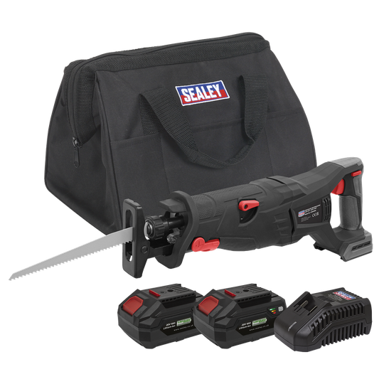 Premier Brushless Reciprocating Saw 20V SV20 Series Kit - 2 Batteries