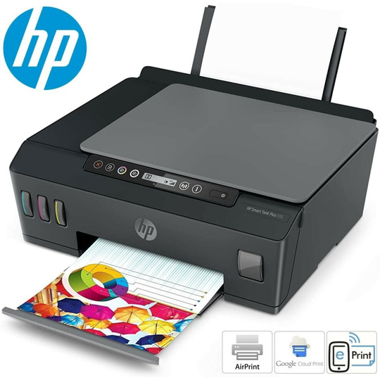 HP Smart Tank Plus 555 EcoTank WiFi All-in-One Inkjet Photo Printer