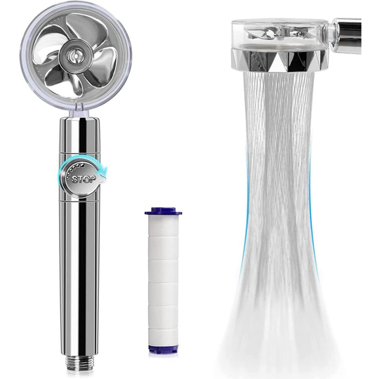 Powerful Boost Water Saving High Pressure Shower Head 360° Shower UK