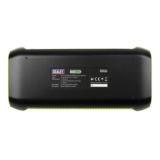 Sealey Power Pack 160W AC 31200MAH Capacity - Lithium