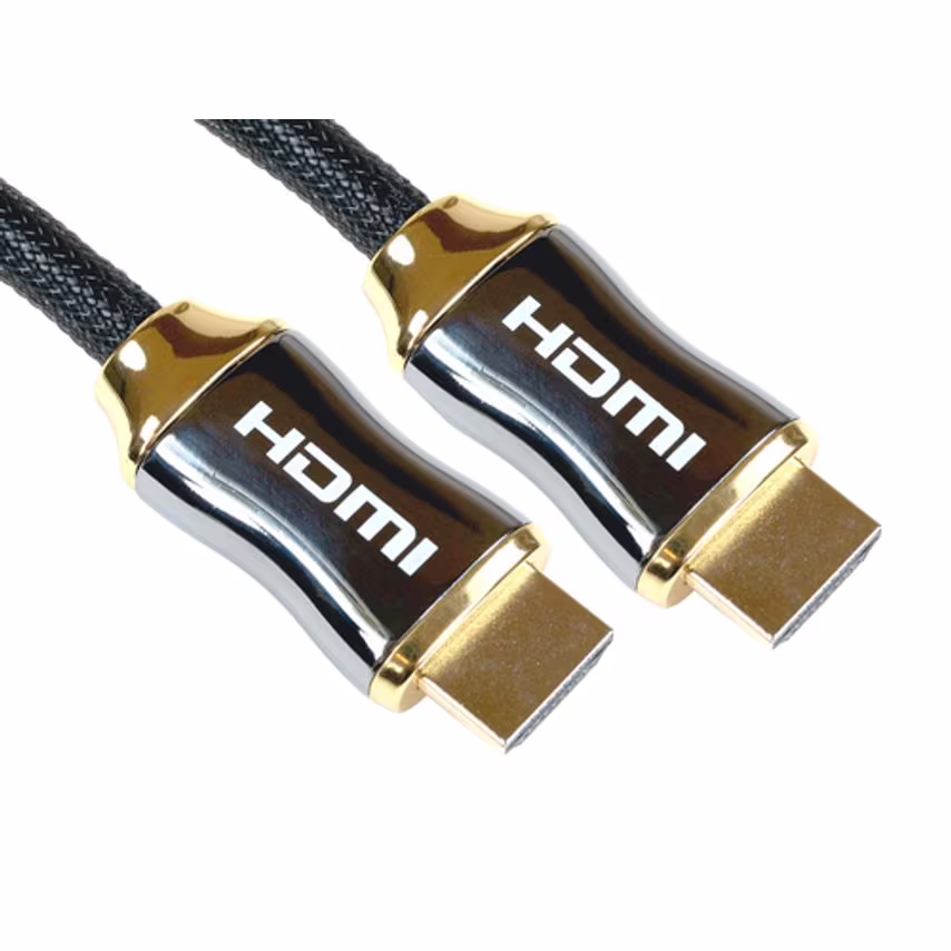 Cables Direct HDMI Cable 2M Fast HDMI W/Eth Full MET SH Hood