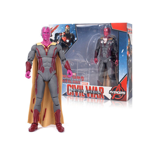 (Vision) Marvel Avengers Titan Hero Series Action Figure with stand Kids Toys