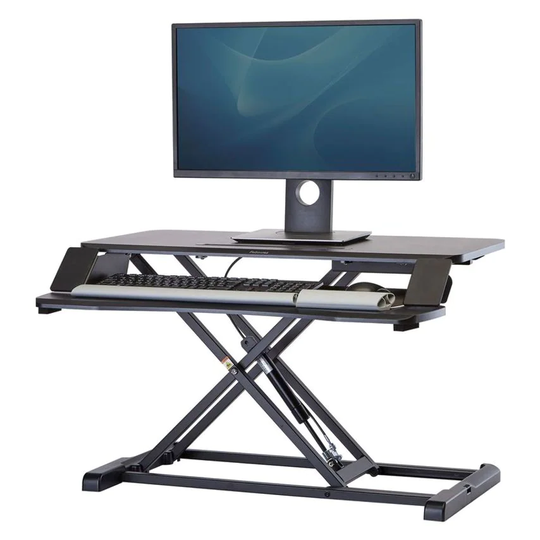 Fellowes Fellowes Corvisio Sit Stand Workstation Black 8091001