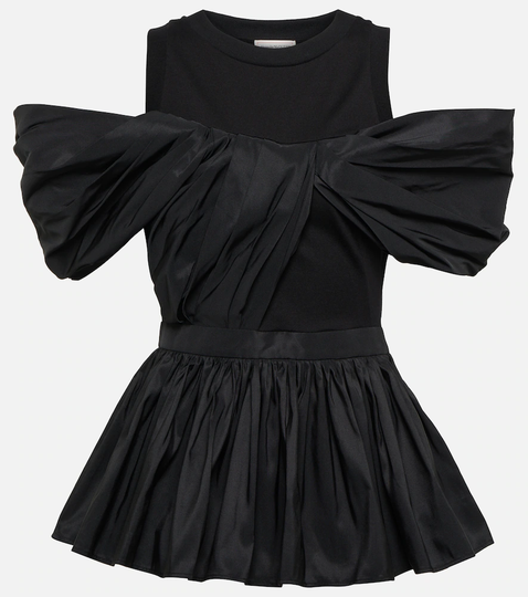 Ruffled peplum top