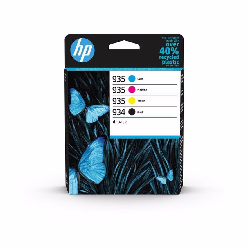 HP 934/935 Cyan Magenta Yellow Black Standard Capacity Ink Cartridge - you get 3