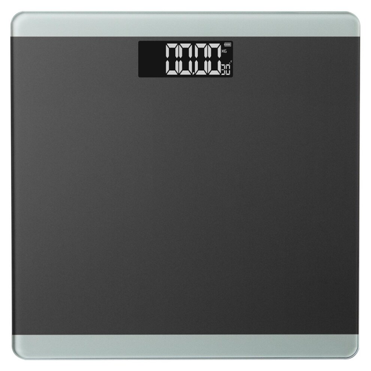 Aquarius 3 in 1 Digital Bathroom Weighing Scales, Space Grey