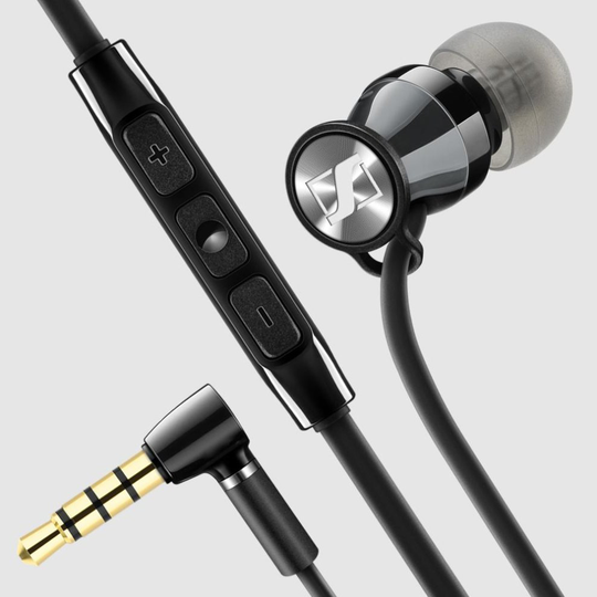 Sennheiser Momentum 2 InEar Black Headphones for Android