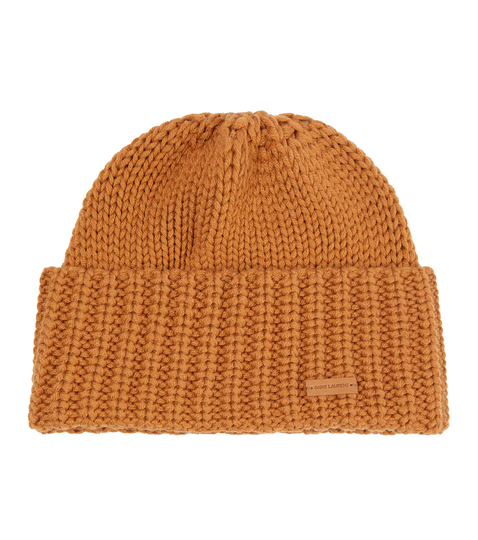 Ribbed-knit cashmere beanie