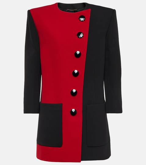 Virgin wool minidress