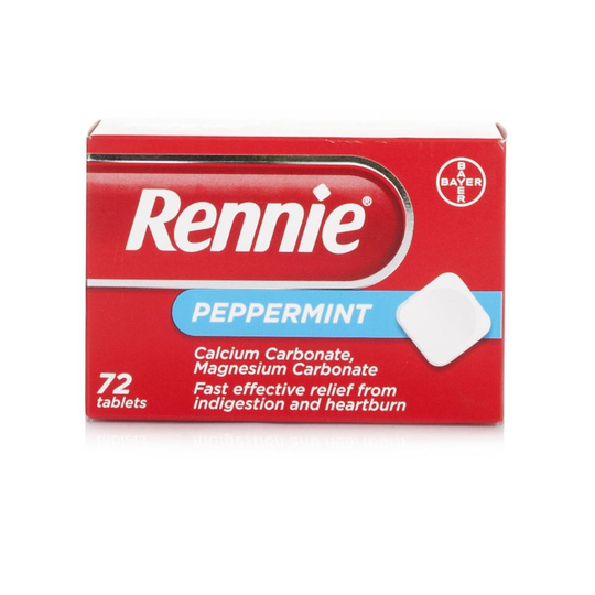Rennie Peppermint Pack 72 Tablets