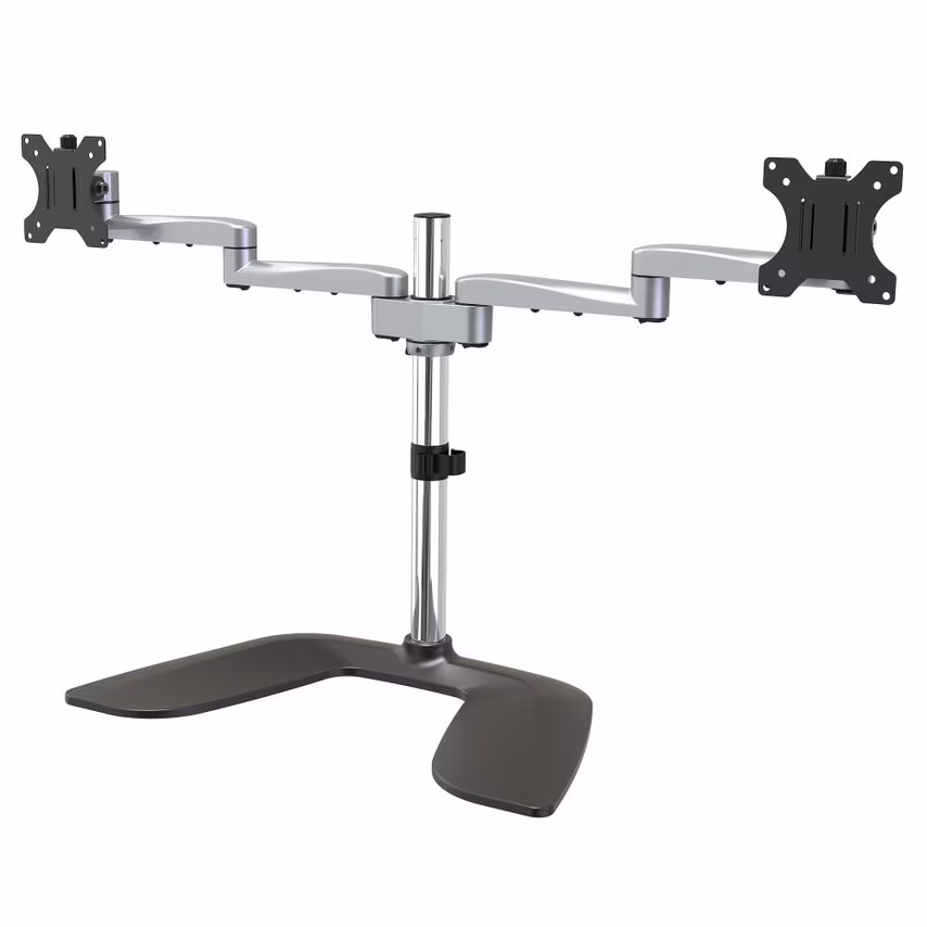 StarTech.com Dual-Monitor Stand - Articulating - Steel & Aluminum