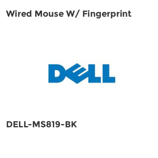Dell Wired Mouse W/ Fingerprint- you get 5
