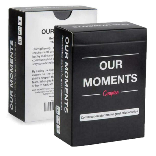 Our Moments Cards Couples Board Game 100 Thought Provoking Conversation Starters