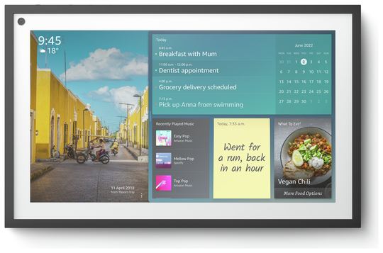 Amazon Echo Show 15 Smart Display 15.6Inch With Alexa White