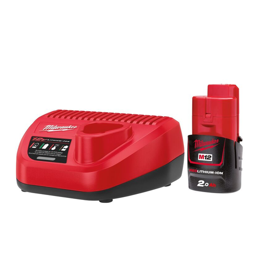 Milwaukee Power Tools M12 NRG-201 Energy Kit 12V 1 x 2.0Ah Li-ion