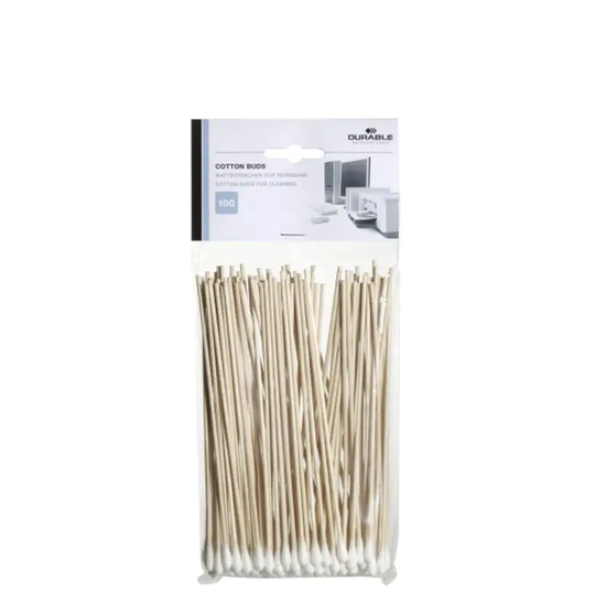 Durable Durable Cotton Cleaning Buds Extra Long (Pack 100) 578902