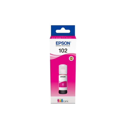 Epson Ink Medium Volume 102 Ecotank Magenta Ink Bottle