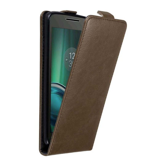 (COFFEE BROWN) Cadorabo Case for Motorola MOTO G4 / G4 PLUS case cover