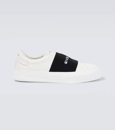 Paris Strap leather sneakers