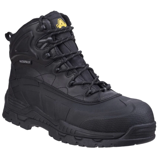 Amblers Safety FS430 Hybrid Waterproof Non-metal Safety Boots Black Size 7