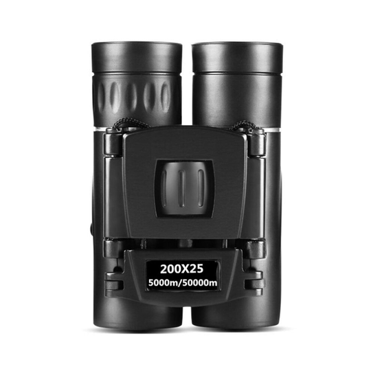 300X25 Powerful HD Binoculars 50000M Long Range Folding Mini Telescope Low Light Night Vision BAK4 Optics for Hunting Camping