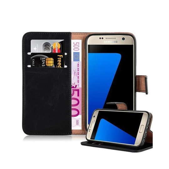 (GRAPHITE BLACK) Cadorabo Case for Samsung Galaxy S7 case cover