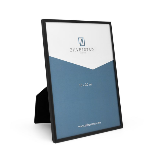 Zilverstad Photo Frame 15X20cm Sweet Memory Design in Matt Black Metal Finish
