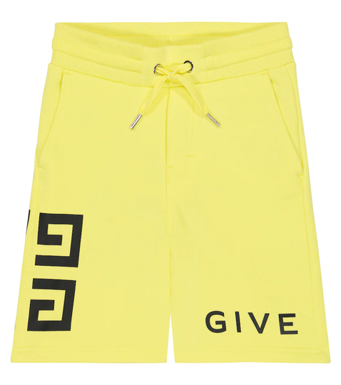 Logo cotton-blend shorts