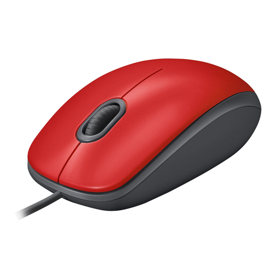 Logitech B110 mice USB Optical 1000 DPI Ambidextrous Black